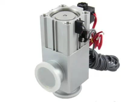 Клапан вакуумный угловой  GDQ-J40B KF40 Пневматический уплотнение - Сильфонное материал - Алюминий