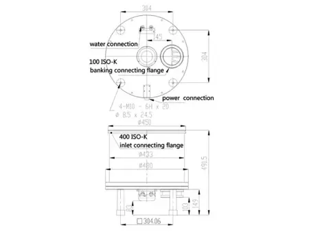 Турбомолекулярный насос  FB-3600