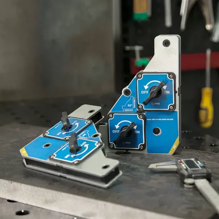 MPH-M5M Магнитный фиксатор повышенной мощности для сварочных работ с двойным переключателем, усилие 50 кг