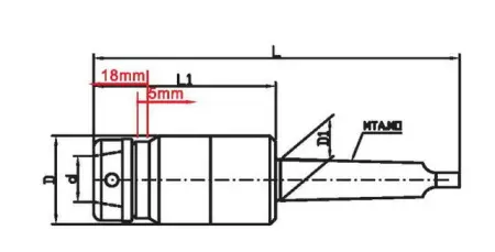 Фрезерный патрон MTA2-SETP20