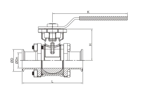 Шаровой кран (размер DN15 Стандарт DIN)
