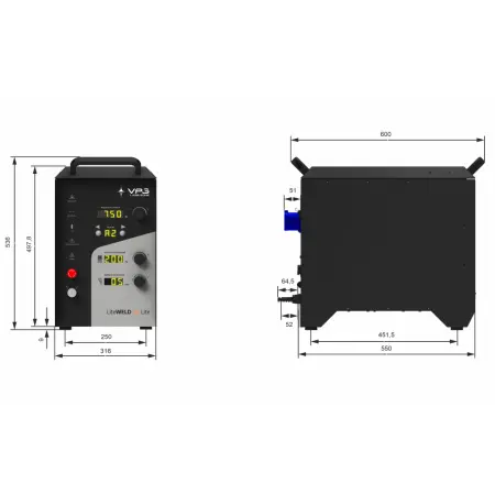 Система ручной лазерой сварки VPG XR Lite