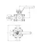 Полнопроходной трехходовой шаровой кран без удержания (3A) (размер 2")