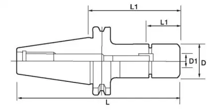 Высокоскоростной фрезерный патрон BT50-HC25-135