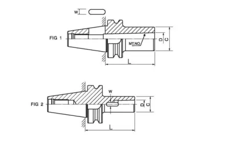 Коническая втулка BT50MTA1-120