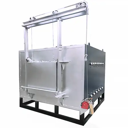 Электрическая печь для прокалки керамических форм односекционная