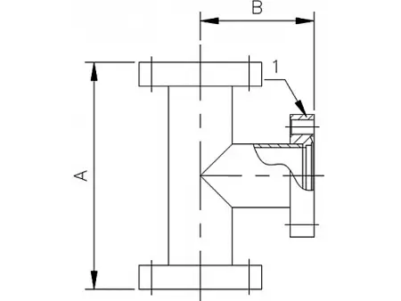 Тройник CF25R
