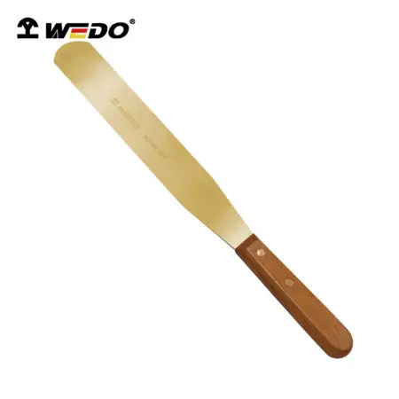 Шпатель-скребок закругленный длинный искробезопасный AL204D-1002