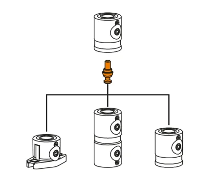 M-2740-M12-24 Палец центрирующий с наружной резьбой M12, диаметр 24 мм