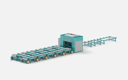 Станок для горизонтальной сборки двутавровых балок