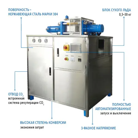 МВ-J-500-1 Установка для производства блоков сухого льда