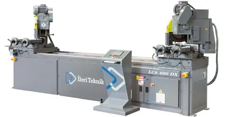 LCS 400 DX Полуавтоматическая двухголовая торцовочная пила вертикального действия