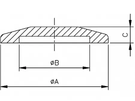 Заглушка KF10 (нержавеющая сталь, тип 2)