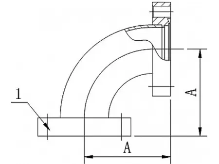 Уголок CF63 90°, тянутый (нержавеющая сталь)