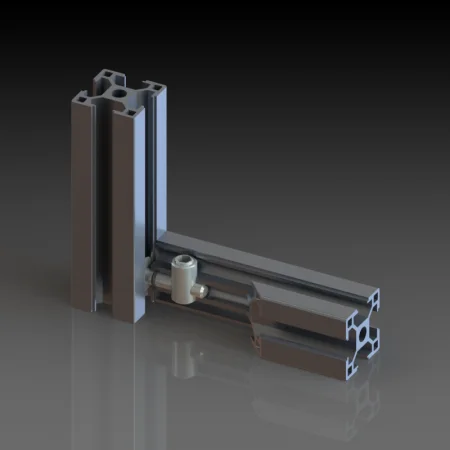 Быстрый соединитель встроенного типа для алюминиевых профилей М8, паз 8, с круглой шляпкой, ALF-FCM8-10/C