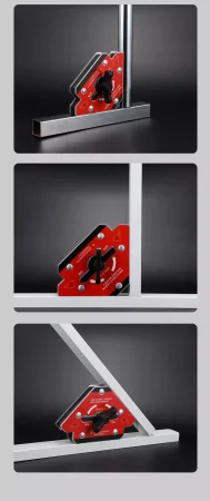 MPH-12L Многосторонний магнитный фиксатор для сварочных работ с одиночным переключателем, усилие 80 кг