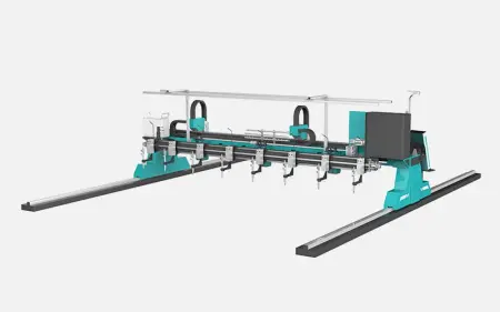 Линия для сборки и сварки тавровых балок