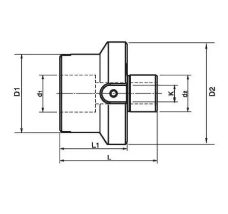 Переходная втулка для торцевой фрезы FMB22-FMB27
