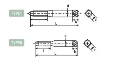 Метчик со спиральными канавками DLOT-LS-SFT252