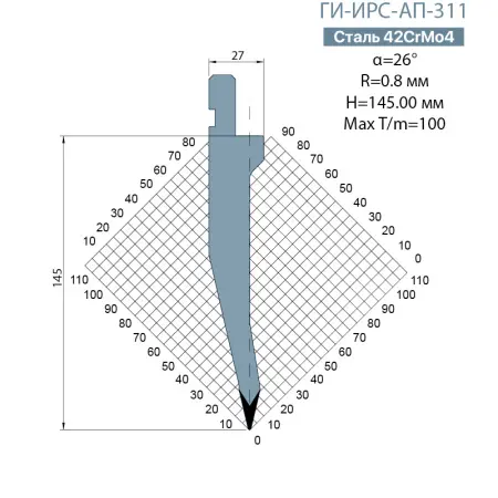 Пуансон Promecam-Amada ГИ-ИРС-AП-311