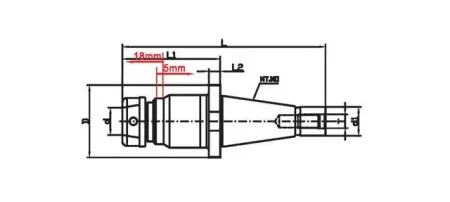 Фрезерный патрон NT40-SETP16