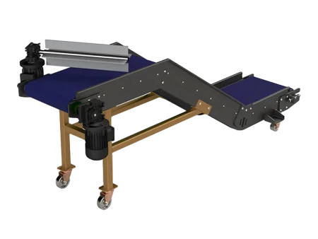 Ленточный конвейер с сепаратором. Серия IVT-A-A009