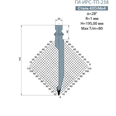 Пуансон TRUMPF ГИ-ИРС-ТП-238