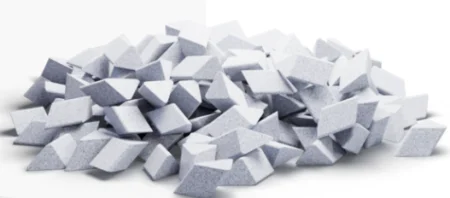 Наполнитель для галтовки Керамика ACT Скошенная призма 20х20 мм FC Быстрая шлифовка