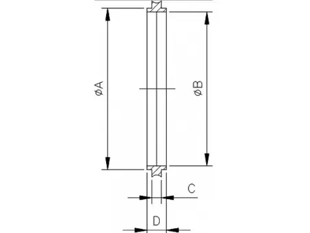 Центрирующее кольцо ISO63 с сеткой и О-кольцом. Наличие внешнего кольца - да