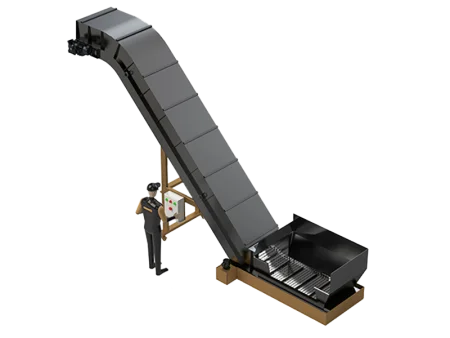Конвейер для загрузки стружки. Серия IVT-A-B003