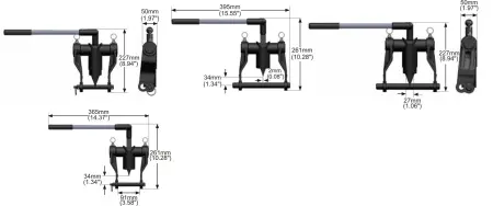 HTMF-7 Фланцевый механический разжим 7 тонн