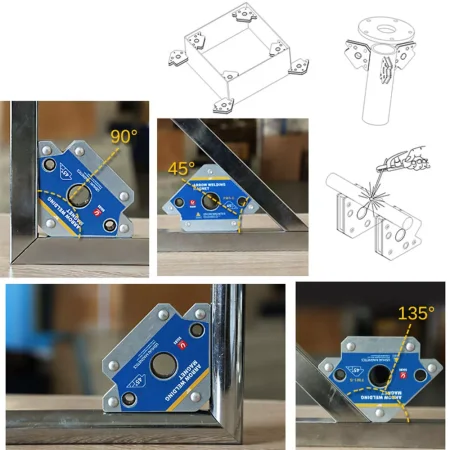 MPH-M1XS Многосторонний магнитный фиксатор повышенной мощности для сварочных работ, усилие 12,5 кг