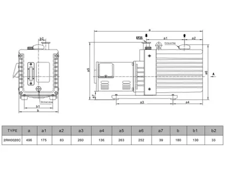 Пластинчато-роторный вакуумный насос IRV-Н004-063