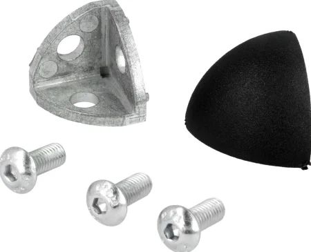 Трехсторонний сферический соединитель R40 для алюминиевых профилей, ALF-SC40TR