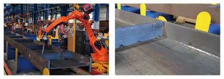 Напольный роботизированный сварочный комплекс рельсового типа