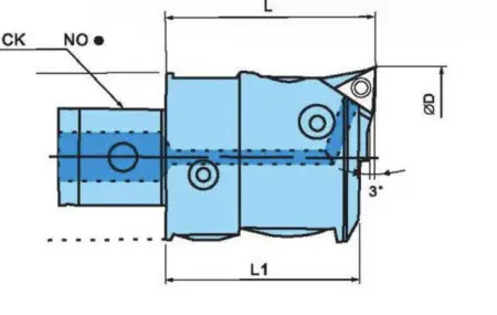 Чистовая расточная головка EWB53UP-CK5
