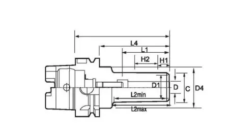 Гидравлический расширительный патрон HSK63A-HM20-90