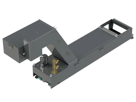 Гусеничный скребковый конвейер с кассетным фильтром. Серия IVT-A-B004