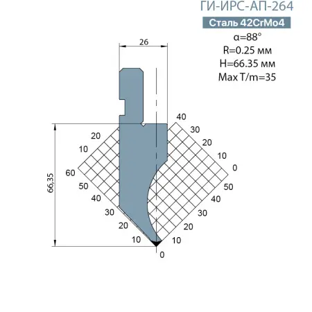 Пуансон Promecam-Amada ГИ-ИРС-AП-264