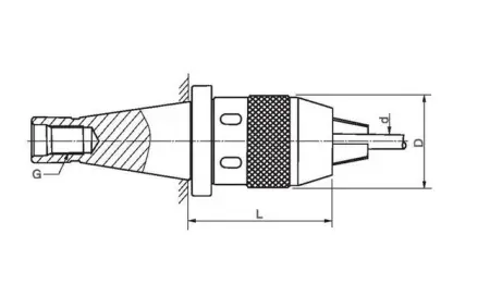 Фрезерный патрон NT40-APU13-110