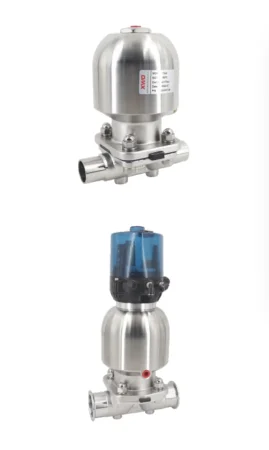 Пневматический мембранный клапан (привод из нержавеющей стали)
(Уплотнение 100, размер DN100 4")