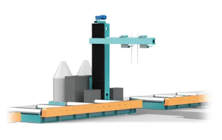 Консольный станок электрошлаковой сварки
