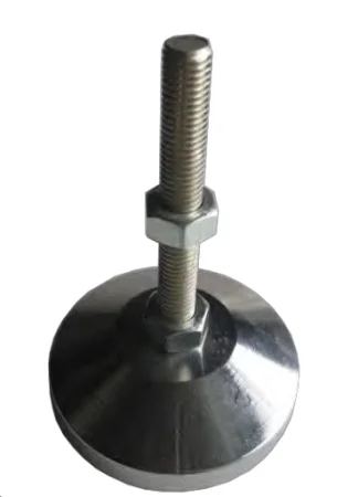 Опора регулируемая для алюминиевых профилей, основание 80 мм, шпилька M12x100, ALF-LA100M12-D80