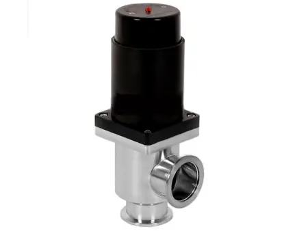 Клапан вакуумный угловой  GDC-J25B KF25 Электромагнитный уплотнение - Сильфонное материал - Нержавеющая сталь 304SS