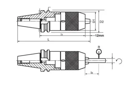 Сверлильный патрон BT30-APU13-110