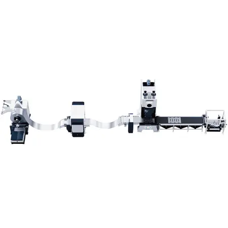 Высокоточная автоматическая линия размотки правки и штамповки MDL-2/10-1600. Ширина рулона 1600 мм