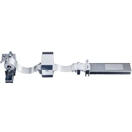 Высокоточная автоматическая линия размотки правки и резки MDR-2/10-1600. Ширина рулона 1600 мм