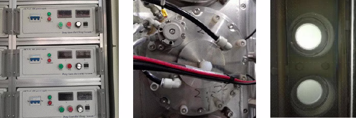 Дуговое распыление в установке вакуумного напыления HCMS+CA-650