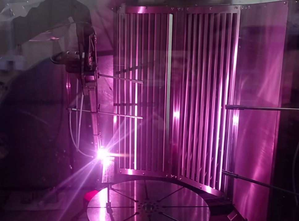 Пример работы роботизированного комплекса плазменного напыления АП200