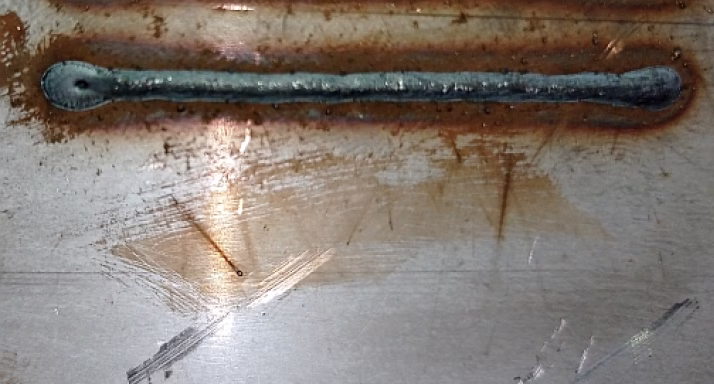 Лазерная сварка 3200 / 4100 Вт с присадкой. Нержавеющая сталь жаростойкая 2 мм Обратная сторона шва  1